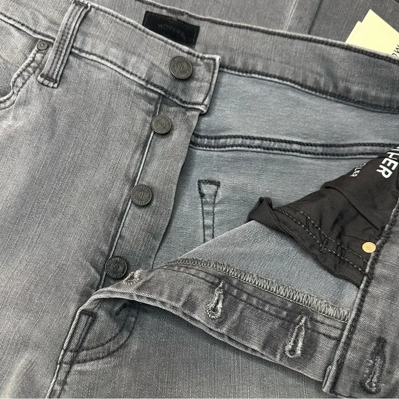 NWT MOTHER The Tomcat Roller Frayed Wide Leg Jeans Dancing in the Moonlight 32 - Picture 8 of 16